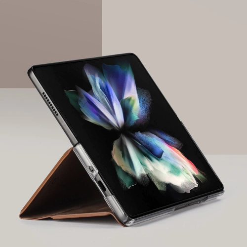 Etui DuxDucis Bril Samsung Galaxy Z Fold 3 brązowe