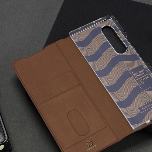 Etui DuxDucis Bril Samsung Galaxy Z Fold 3 brązowe