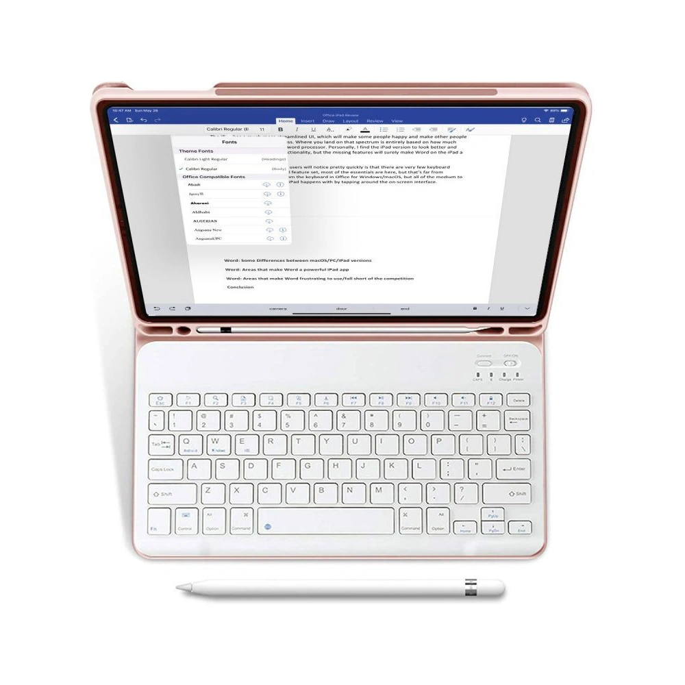 Hurtownia GSM - Etui Tech-Protect Sc Pen + Keyboard Apple iPad 10.9 2022 (10. generációs) Rózsaszín - THP1675 - {ean13} - Hurt