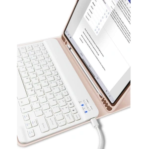 Hurtownia GSM - Etui Tech-Protect Sc Pen + Keyboard Apple iPad 10.9 2022 (a 10-a generație) Roz - THP1675 - {ean13} - Hurt