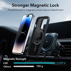 Hurtownia GSM - Etui ESR Ch Halolock MagSafe Apple iPhone 14 Pro Negru Înghețat - ESR627 - {ean13} - Hurt