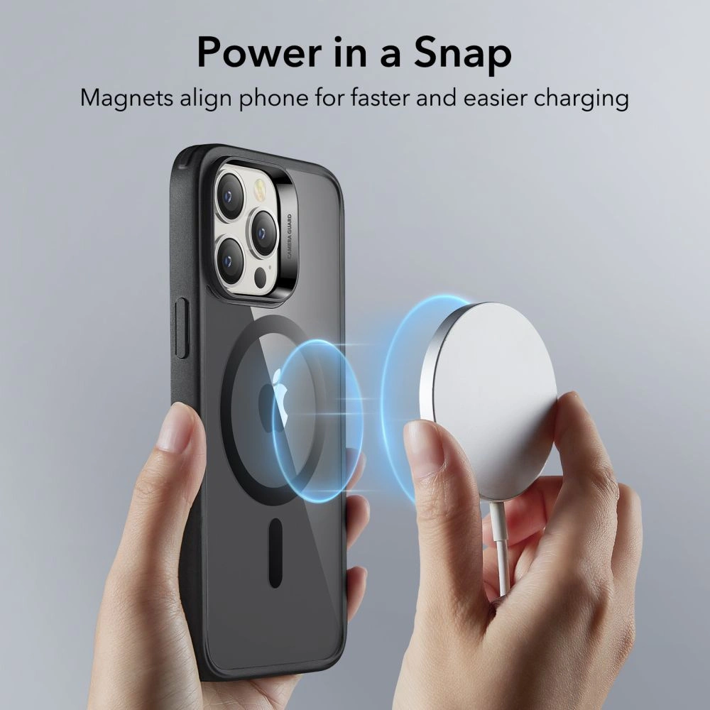 Hurtownia GSM - Case ESR Ch Halolock MagSafe Apple iPhone 14 Pro Max Frosted Schwarz - ESR628 - {ean13} - Hurt