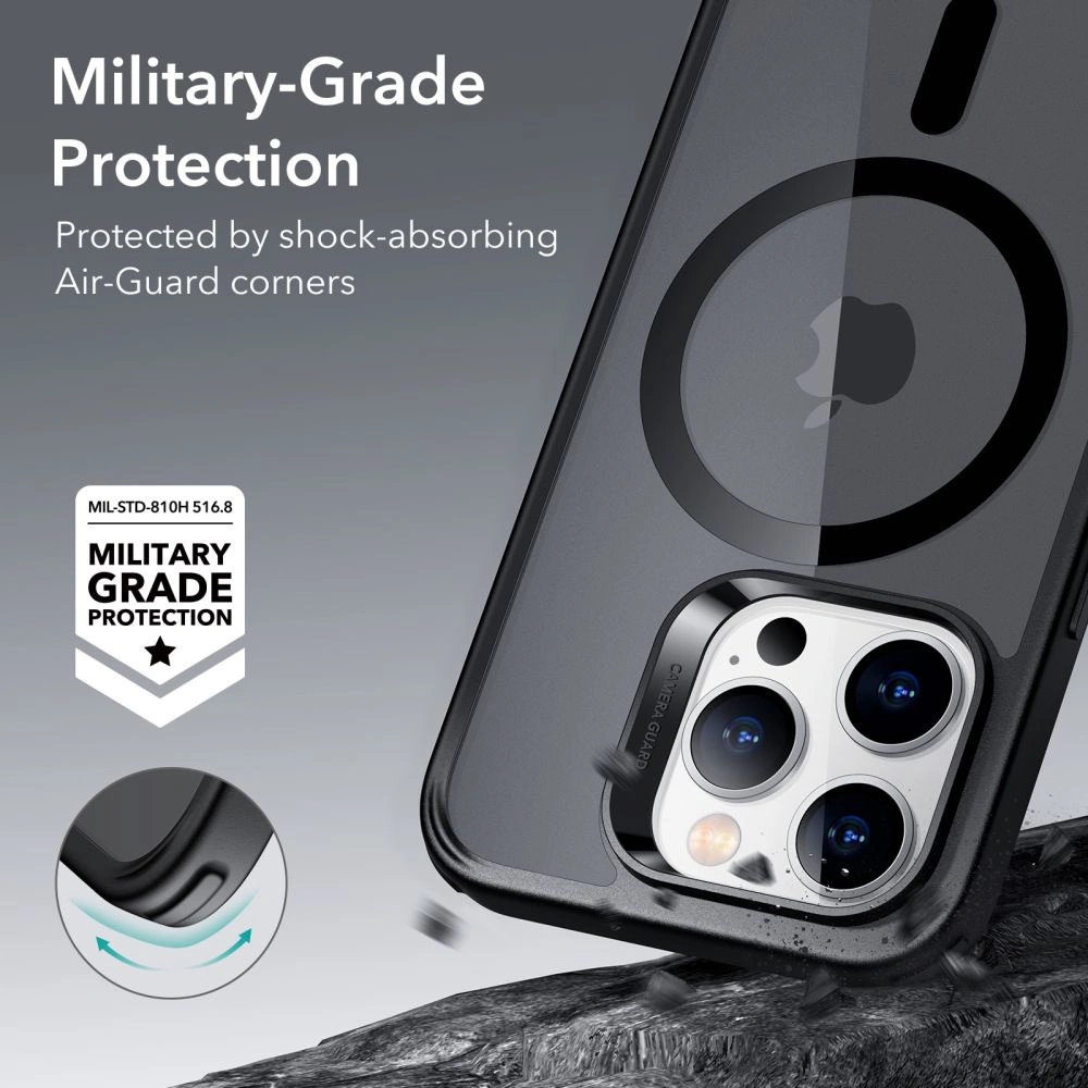 Hurtownia GSM - Etui ESR Ch Halolock MagSafe Apple iPhone 14 Pro Max Negru Înghețat - ESR628 - {ean13} - Hurt