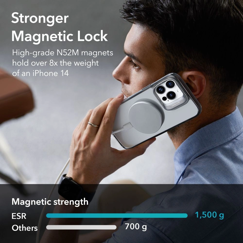 Hurtownia GSM - Etui ESR Classic Kickstand Halolock MagSafe Apple iPhone 14 Pro Max Čiré/černé - ESR629 - {ean13} - Hurt
