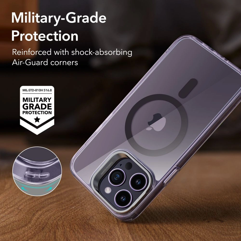 Hurtownia GSM - Etui ESR Classic Kickstand Halolock MagSafe Apple iPhone 14 Pro Clear/purple - ESR630 - {ean13} - Hurt