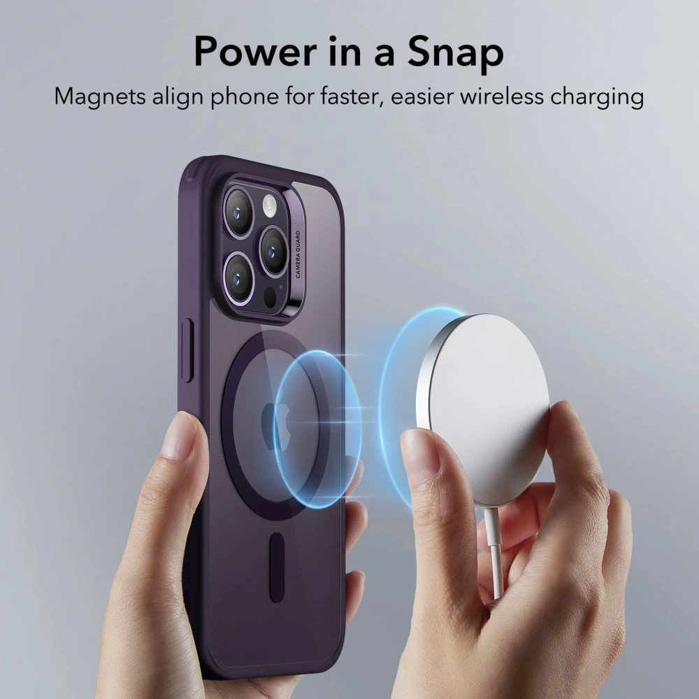 Wholesale ESR Ch Halolock MagSafe Apple iPhone 14 Pro Max Clear/purple - ESR633 - {ean13} - Hurt