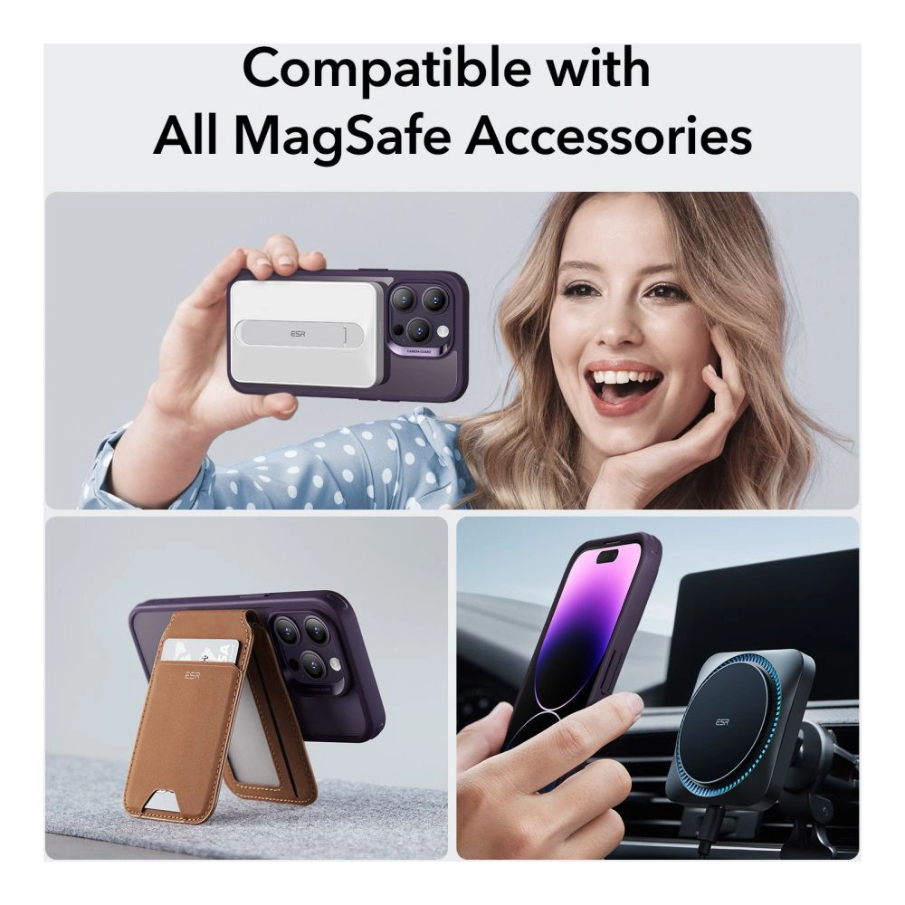 Hurtownia GSM - Etui ESR Ch Halolock MagSafe Apple iPhone 14 Pro Max Clear/purple - ESR633 - {ean13} - Hurt