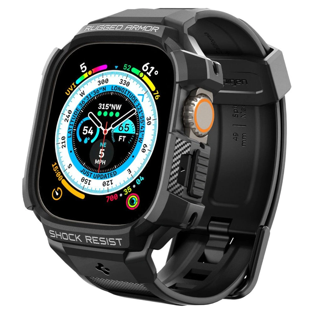 Hurtownia GSM - Pasek Spigen Rugged Armor Pro Apple Watch Ultra 49mm Negru - SPN2601 - {ean13} - Hurt
