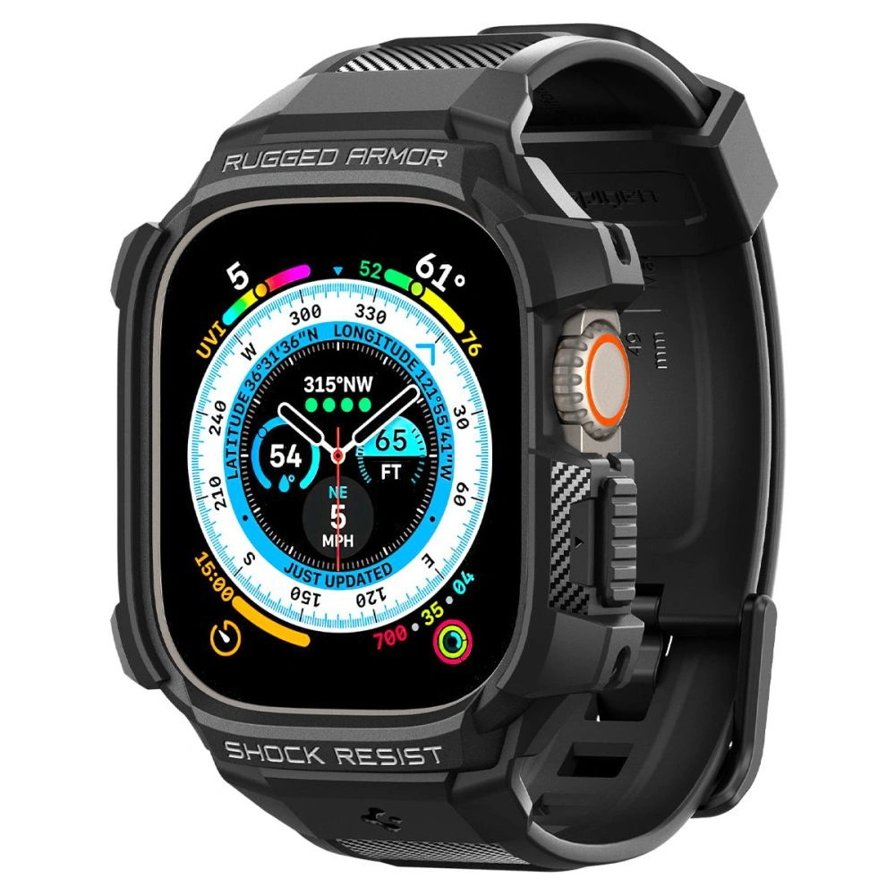 Hurtownia GSM - Pasek Spigen Rugged Armor Pro Apple Watch Ultra 49mm Black - SPN2601 - {ean13} - Hurt