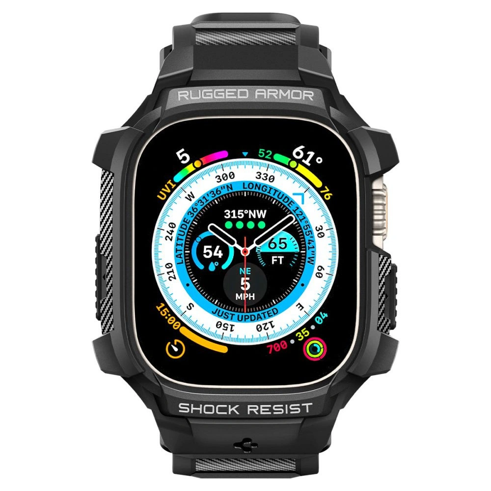 Hurtownia GSM - Pasek Spigen Rugged Armor Pro Apple Watch Ultra 49mm Black - SPN2601 - {ean13} - Hurt