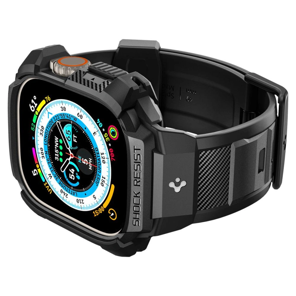 Hurtownia GSM - Pasek Spigen Rugged Armor Pro Apple Watch Ultra 49mm Negru - SPN2601 - {ean13} - Hurt