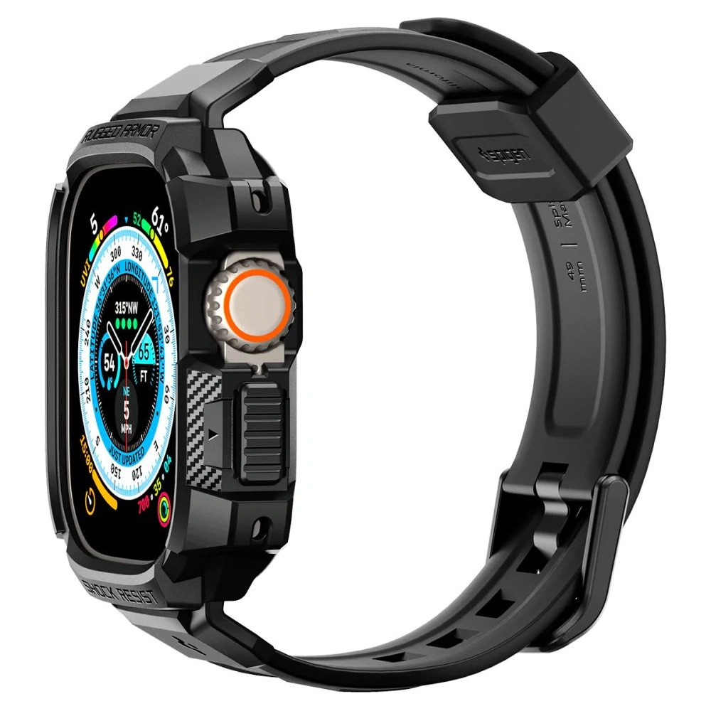 Hurtownia GSM - Pasek Spigen Rugged Armor Pro Apple Watch Ultra 49mm Negru - SPN2601 - {ean13} - Hurt
