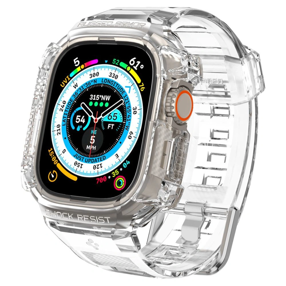 Wholesale Belt Spigen Rugged Armor Pro Apple Watch Ultra 49mm Crystal Clear - SPN2602 - {ean13} - Hurt