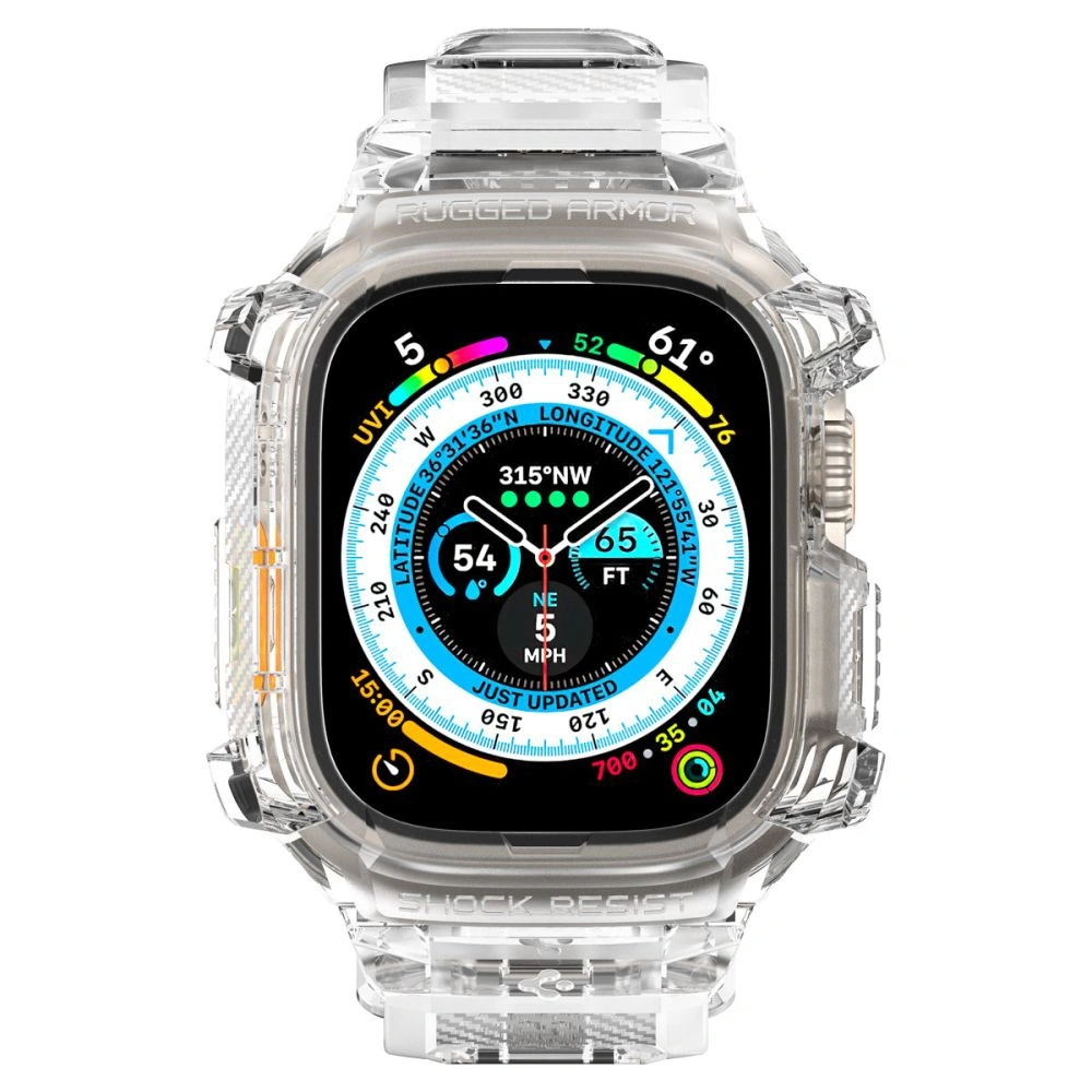 Wholesale Belt Spigen Rugged Armor Pro Apple Watch Ultra 49mm Crystal Clear - SPN2602 - {ean13} - Hurt