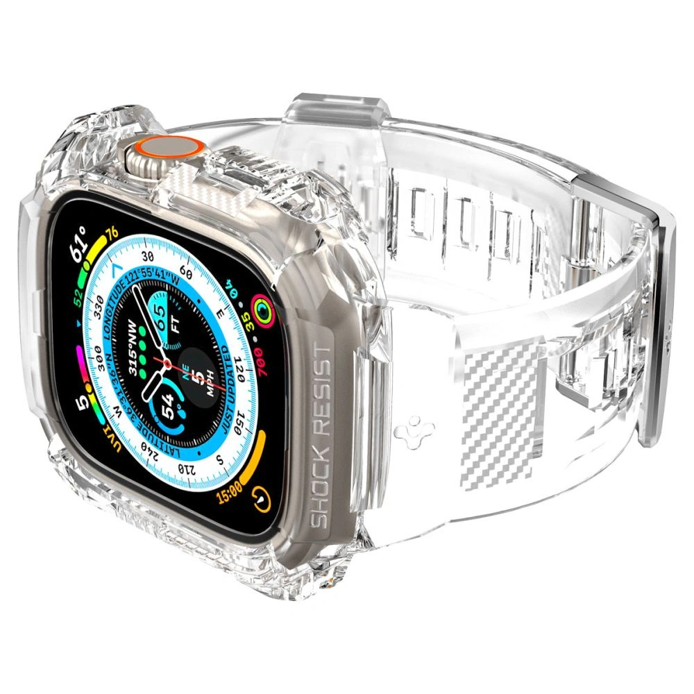 Wholesale Belt Spigen Rugged Armor Pro Apple Watch Ultra 49mm Crystal Clear - SPN2602 - {ean13} - Hurt
