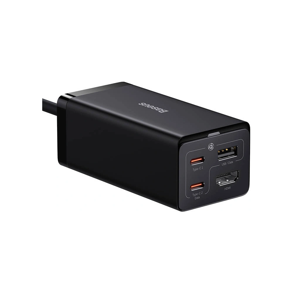 Hurtownia GSM - Hálózati töltő Baseus GaN5 Pro 2xUSB-C + USB + HDMI, 67W (fekete) - BSU3858 - {ean13} - Hurt