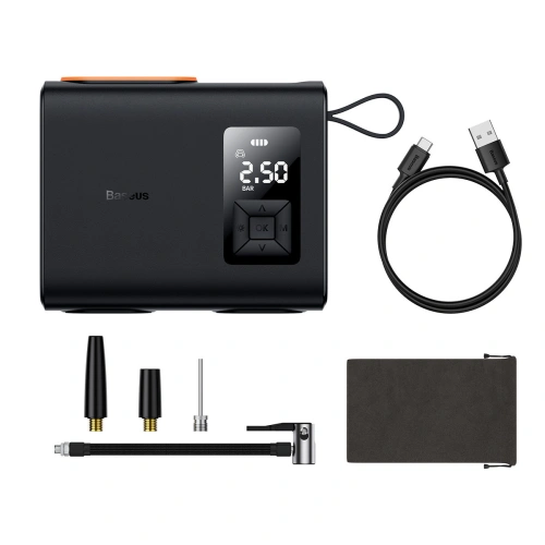 Pompka do kół Baseus Mega EnergyPump 6000mAh oraz latarką LED