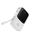 Wholesale Baseus Qpow Digital Display Power Bank with Fast Charging 10000mAh 20W QC/PD/SCP/FCP with Built-in Lightning Cable White - BSU3860 - {ean13} - Hurt