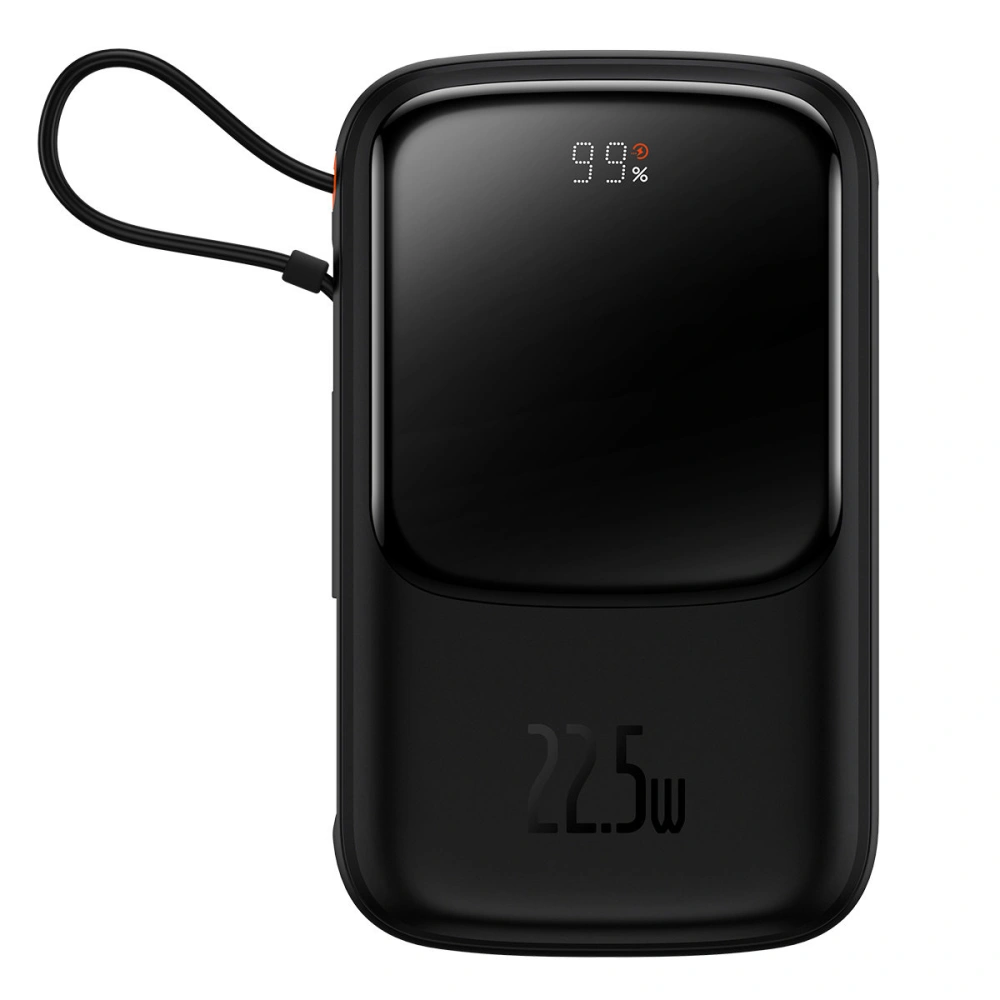 Hurtownia GSM - Powerbank Baseus Qpow Digital Display 10000mAh 22,5W QC/PD/SCP/FCP + cablu USB-C negru - BSU3861 - {ean13} - Hurt