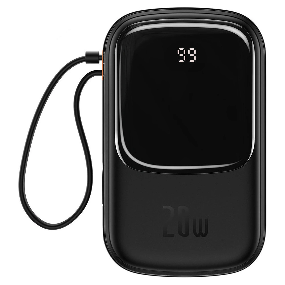 Hurtownia GSM - Powerbank Baseus Qpow Digital Display 20000mAh 20W QC/PD/SCP/FCP + kabel Lightning czarny - BSU3863 - {ean13} - Hurt