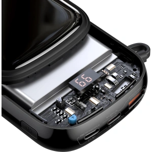 Powerbank Baseus Qpow Digital Display 20000mAh 20W QC/PD/SCP/FCP + kabel Lightning czarny