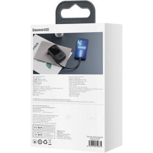 Powerbank Baseus Qpow Digital Display 20000mAh 20W QC/PD/SCP/FCP + kabel Lightning czarny