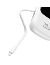 Hurtownia GSM - Powerbank Baseus Qpow Digital Display 20000mAh 20W QC/PD/SCP/FCP + weißes Lightning-Kabel - BSU3864 - {ean13} - Hurt