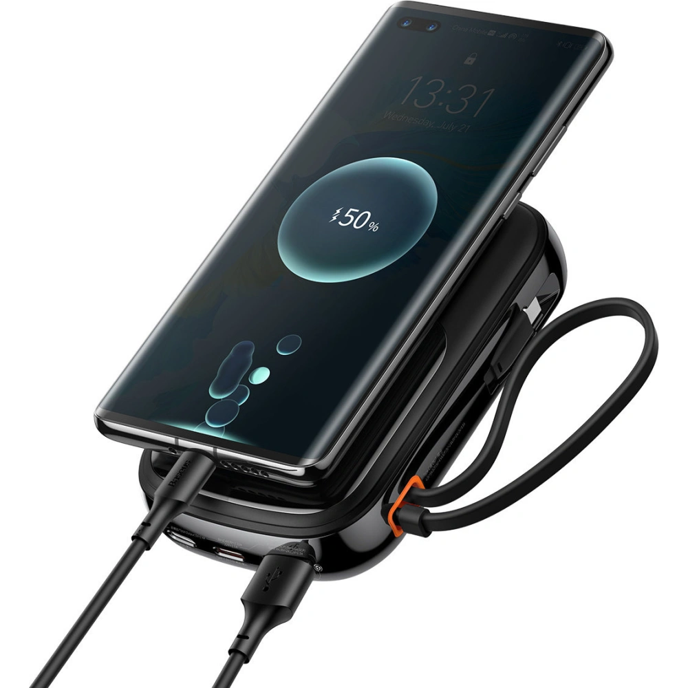 Hurtownia GSM - Powerbank Baseus Qpow Digital Display 20000mAh 22,5W QC/PD/SCP/FCP + USB-C Kabel schwarz - BSU3865 - {ean13} - Hurt