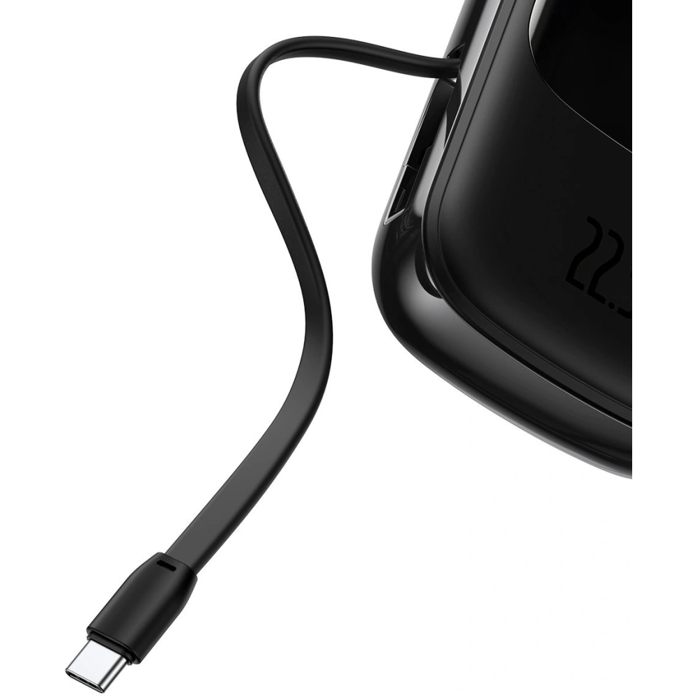 Hurtownia GSM - Powerbank Baseus Qpow Digital Display 20000mAh 22,5W QC/PD/SCP/FCP + USB-C Kabel schwarz - BSU3865 - {ean13} - Hurt