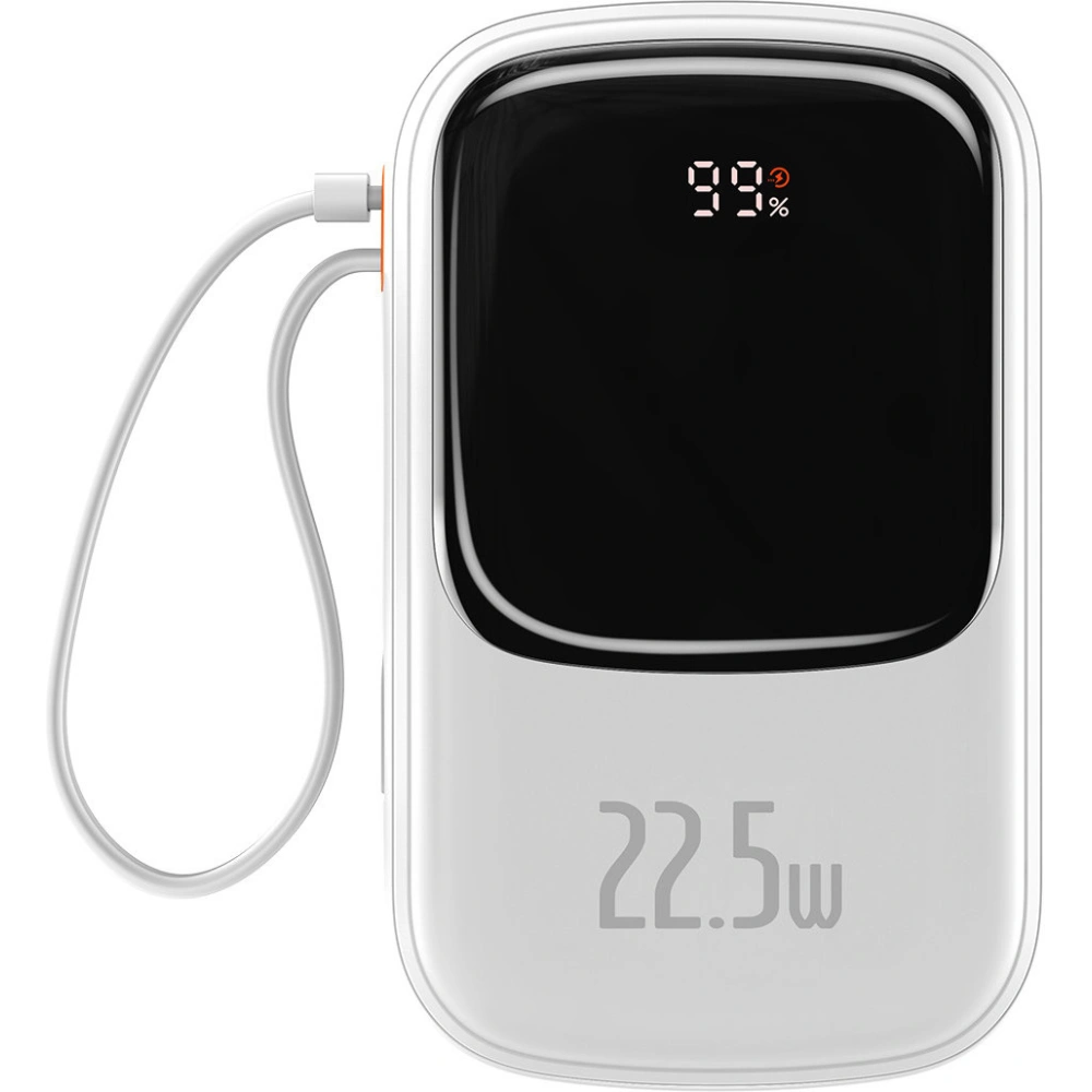 Hurtownia GSM - Powerbank Baseus Qpow Digitální displej 20000mAh 22,5W QC/PD/SCP/FCP + bílý USB-C kabel - BSU3866 - {ean13} - Hurt