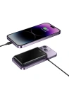 Hurtownia GSM - Powerbank Baseus Magnetic Držák Bezdrátové Rychlé Nabíjení 10000mAh 20W fialový + kabel USB-C 60W 50cm bílý - BSU3867 - {ean13} - Hurt