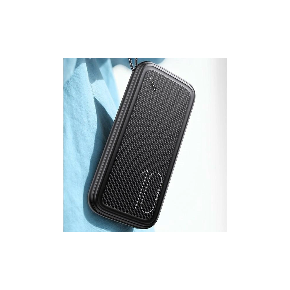 Hurtownia GSM - Powerbanka USAMS PB56 10000mAh 2xUSB/USB-C/microUSB Rychlé nabíjení zelená/tmavě zelená (US-CD150) - USA820 - {ean13} - Hurt