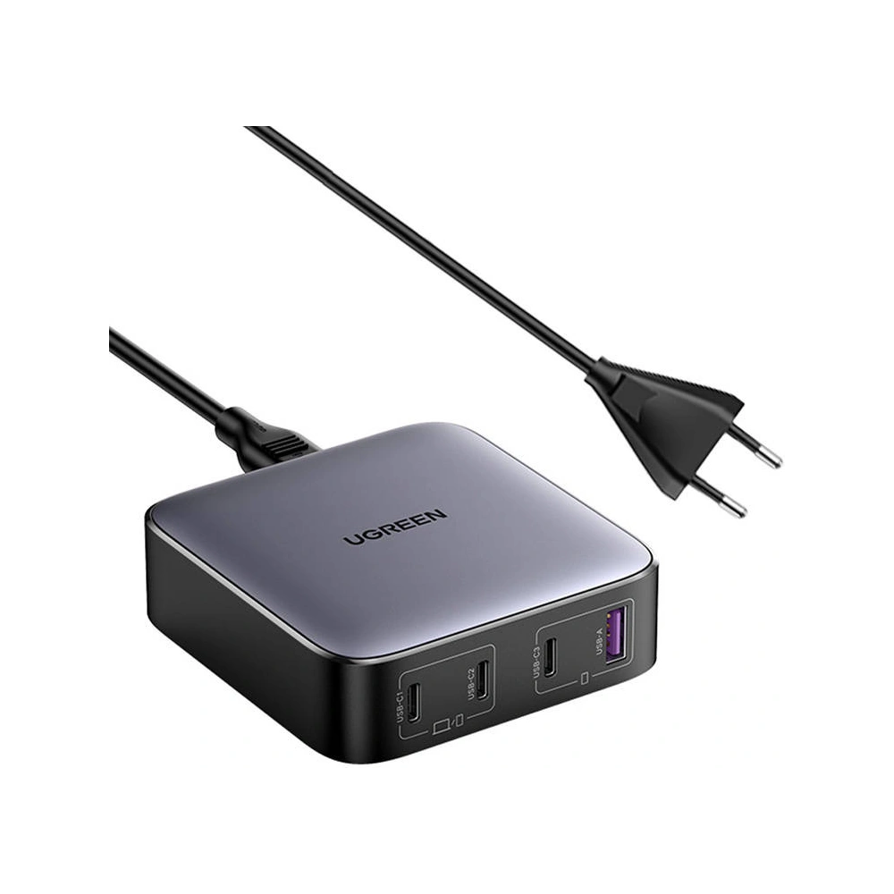 Hurtownia GSM - UGREEN CD328 Nexode hálózati töltő, 3xUSB-C, USB-A, GaN, 100W (fekete) - UGR1432 - {ean13} - Hurt