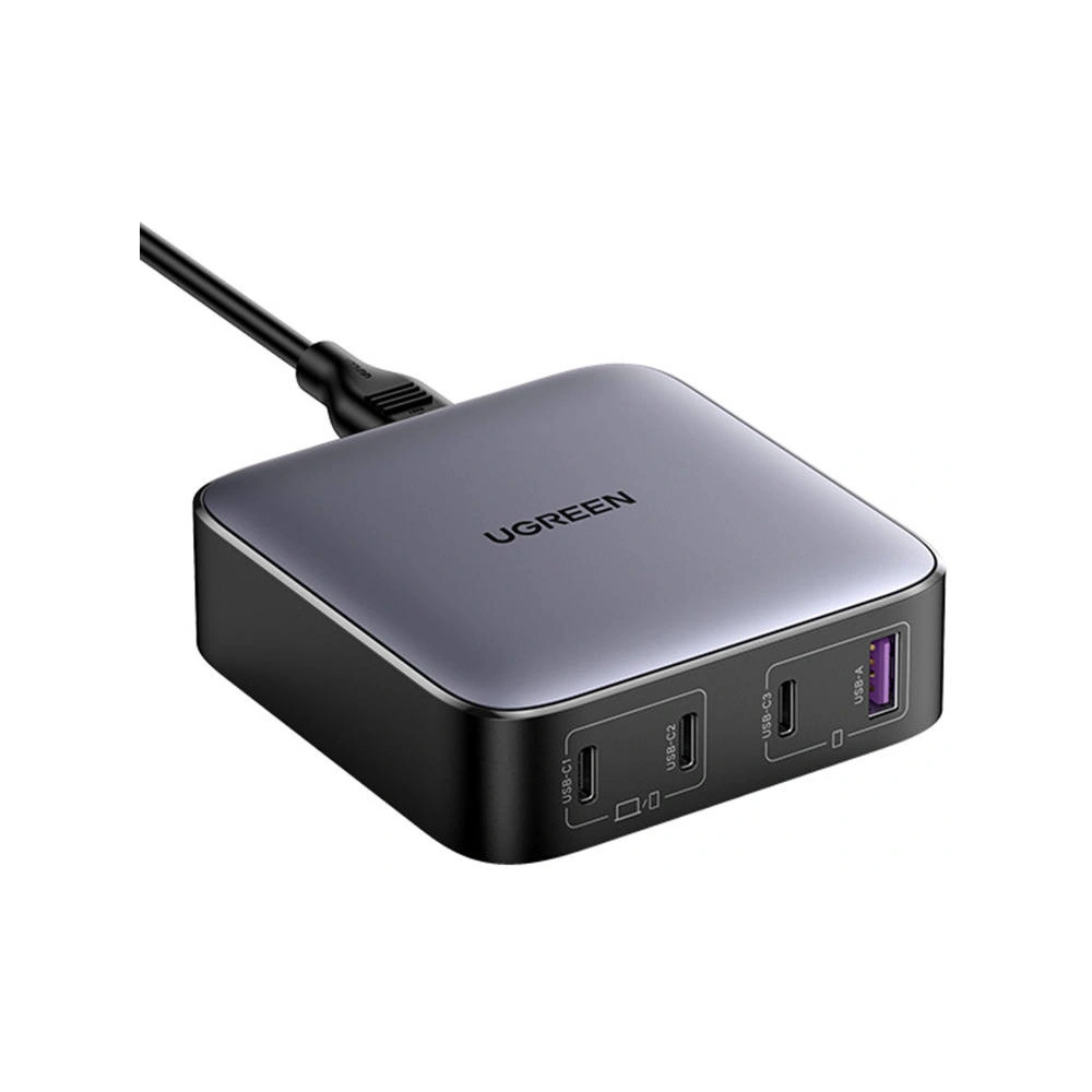 Hurtownia GSM - UGREEN CD328 Nexode hálózati töltő, 3xUSB-C, USB-A, GaN, 100W (fekete) - UGR1432 - {ean13} - Hurt