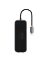 Hurtownia GSM - Hub Baseus AcmeJoy USB-C - 1xUSB-C/4x USB 3.0 tmavě šedý - BSU3868 - {ean13} - Hurt