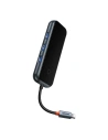 Hurtownia GSM - Hub Baseus AcmeJoy USB-C - 1xUSB-C/4x USB 3.0 tmavě šedý - BSU3868 - {ean13} - Hurt