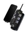 Hurtownia GSM - Hub Baseus AcmeJoy USB-C - HDMI / 2x USB-A 3.0/USB-A 2.0 /USB-C PD&Data/RJ45/SD/TF tmavě šedý - BSU3869 - {ean13} - Hurt