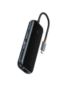 Hurtownia GSM - Hub Baseus AcmeJoy USB-C - HDMI / 2x USB-A 3.0/USB-A 2.0 /USB-C PD&Data/RJ45/SD/TF tmavě šedý - BSU3869 - {ean13} - Hurt