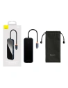 Hurtownia GSM - Hub Baseus AcmeJoy USB-C - HDMI / 2x USB-A 3.0/USB-A 2.0 /USB-C PD&Data/RJ45/SD/TF tmavě šedý - BSU3869 - {ean13} - Hurt