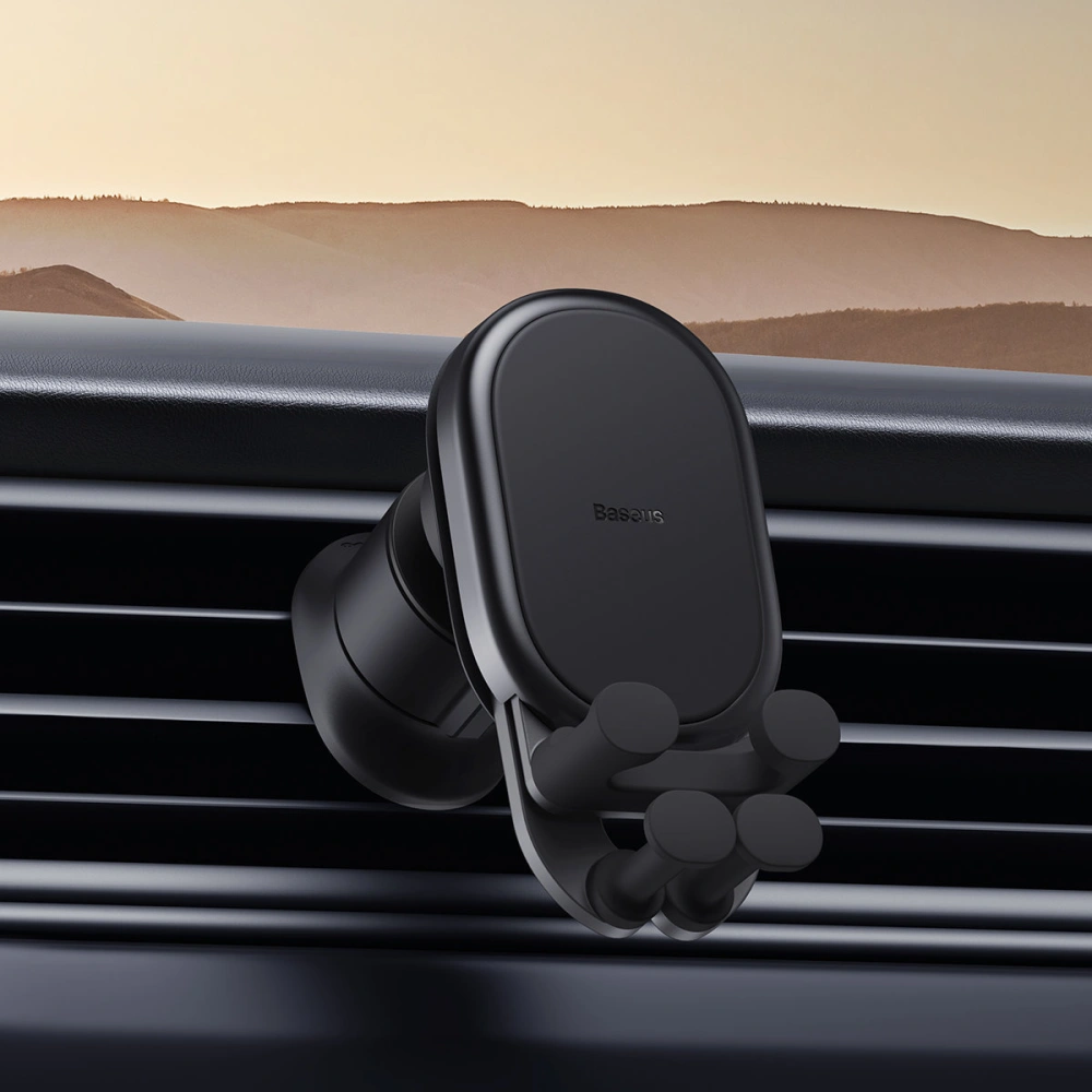 Hurtownia GSM - Uchyť do auta s bezdrátovou nabíječkou Baseus Stable Series 15W Air Vent černý - BSU3870 - {ean13} - Hurt