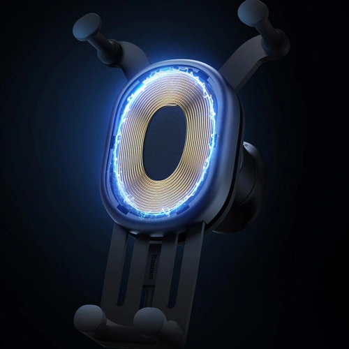 Uchwyt samochodowy z ładowarką bezprzewodową Baseus Stable Series 15W Air Vent czarny