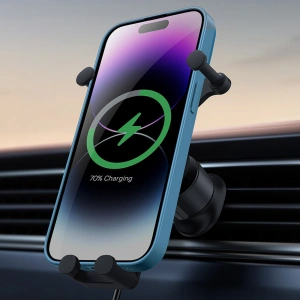 Hurtownia GSM - Uchyť do auta s bezdrátovou nabíječkou Baseus Stable Series 15W Air Vent černý - BSU3870 - {ean13} - Hurt