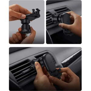 Hurtownia GSM - Auto-Halterung mit kabellosem Ladegerät Baseus Stable Series 15W Air Vent schwarz - BSU3870 - {ean13} - Hurt