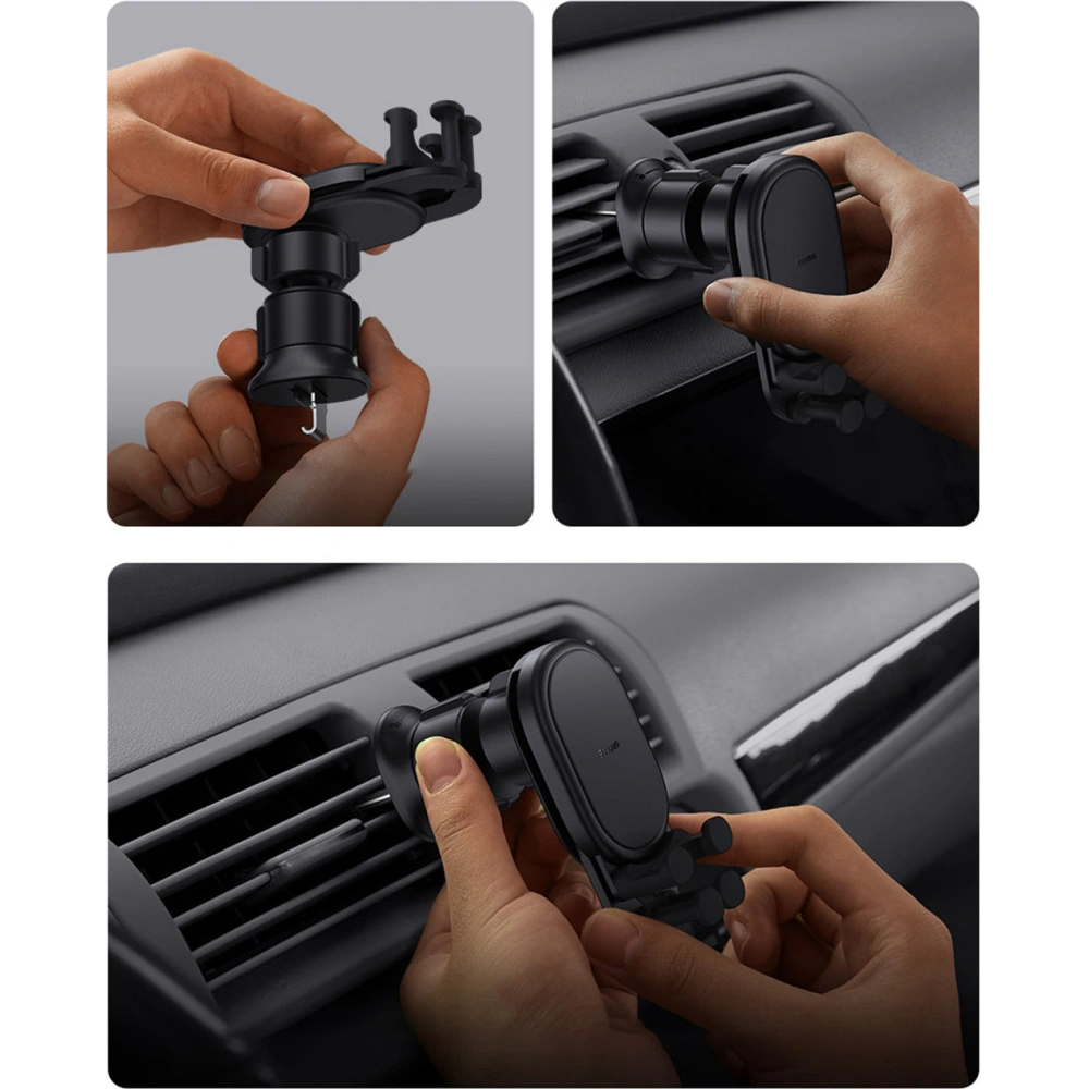 Hurtownia GSM - Uchyť do auta s bezdrátovou nabíječkou Baseus Stable Series 15W Air Vent černý - BSU3870 - {ean13} - Hurt