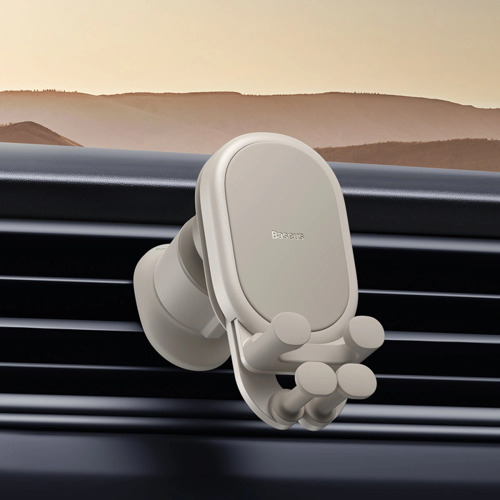 Hurtownia GSM - Auto-Halterung mit kabellosem Ladegerät Baseus Stable Series 15W Air Vent grau - BSU3871 - {ean13} - Hurt