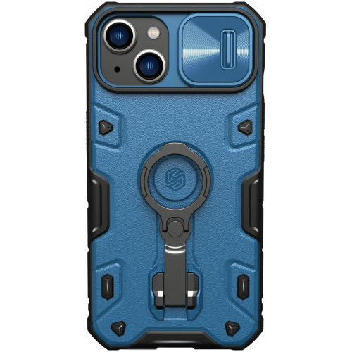 Nillkin Distributor - 6902048248724 - NLK887 - Nillkin CamShield Armor Pro Apple iPhone 14 Plus / 15 Plus blue - B2B homescreen