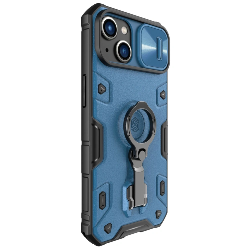 Hurtownia GSM - Etui Nillkin CamShield Armor Pro Apple iPhone 14 Plus / 15 Plus kék - NLK887 - {ean13} - Hurt
