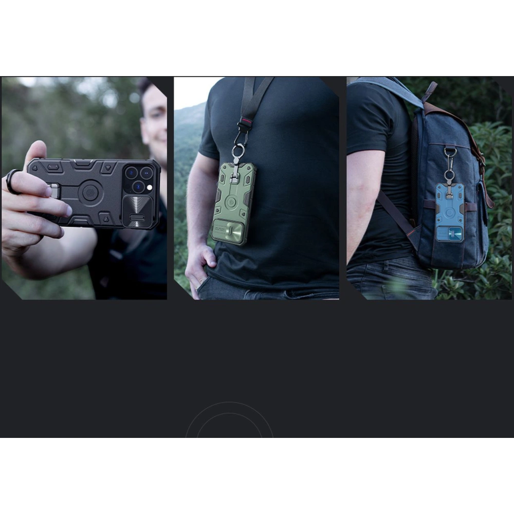 Hurtownia GSM - Etui Nillkin CamShield Armor Pro Apple iPhone 14 Pro Max negre - NLK889 - {ean13} - Hurt