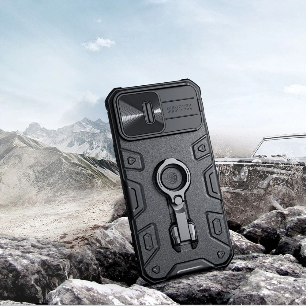 Hurtownia GSM - Etui Nillkin CamShield Armor Pro Magnetic MagSafe Apple iPhone 14 Pro černé - NLK894 - {ean13} - Hurt