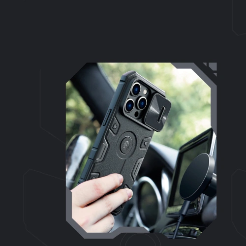 Etui Nillkin CamShield Armor Pro Magnetic MagSafe Apple iPhone 14 Pro czarne